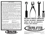 Brute 30534379 Repair Parts Manual предпросмотр