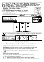 BRW LARGO PREG2W1D Assembly Manual предпросмотр