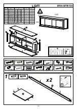 Предварительный просмотр 3 страницы BRW LOFT B156-SFW130 Manual