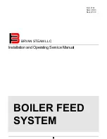 Preview for 1 page of Bryan Boilers A-H-FS-15-12-50-D operati Installation And Operating Service Manual