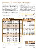 Preview for 4 page of Bryan Boilers CLM-120-WT-FDG-844-AV-CM-IN Specification Sheet