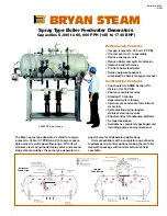 Bryan Boilers DSH-10 Specification Sheet preview