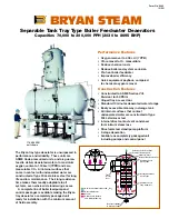 Предварительный просмотр 1 страницы Bryan Boilers DTA-100 Specification Sheet