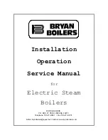 Bryan Boilers Electric Water Boilers Installation, Operation & Service Manual preview