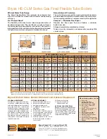 Предварительный просмотр 2 страницы Bryan Boilers HE-CLM Series Brochure & Specs