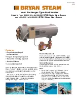 Bryan Boilers Heat Exchanger Type Pool Heater Brochure & Specs preview