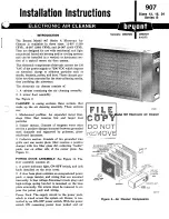 Bryant 12-907 Installation Instructions Manual preview