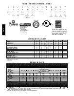 Предварительный просмотр 2 страницы Bryant 126B Series Product Data