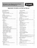 Bryant 180B024 Application Manual And Service Manual preview