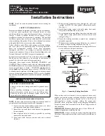 Preview for 1 page of Bryant 213A Installation Instructions Manual