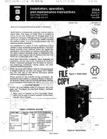 Предварительный просмотр 1 страницы Bryant 235A Installation, Operation And Maintenance Instructions