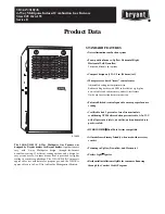 Bryant 310AAV Product Data preview