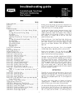 Bryant 355AAV EVOLUTION Troubleshooting Manual preview