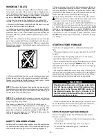 Preview for 4 page of Bryant 376C User'S Information Manual