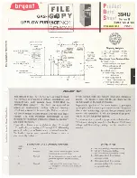 Bryant 394U Product Data Sheet preview