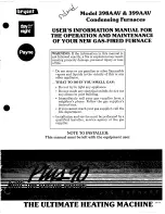 Bryant 398AAV User'S Information Manual preview