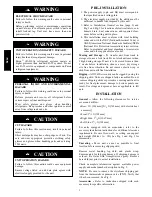 Preview for 2 page of Bryant 524J Series Installation, Start-Up And Service Instructions Manual