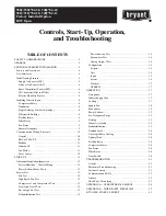 Предварительный просмотр 1 страницы Bryant 548J 04-24
581J 04-28 Controls, Start-Up, Operation And Troubleshooting