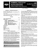 Bryant 549B Series Installation, Start-Up And Service Instructions Manual preview