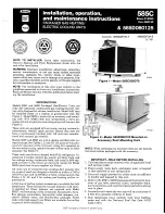 Preview for 1 page of Bryant 585C048125 Installation, Operation And Maintenance Instructions