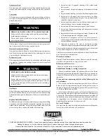 Preview for 4 page of Bryant 607B User'S Information Manual