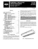 Preview for 1 page of Bryant 619CNF Installation, Start-Up And Service Instructions Manual