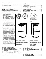 Предварительный просмотр 2 страницы Bryant CONDENSING GAS FURNACE 340MAV User'S Information Manual