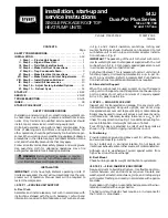 Preview for 1 page of Bryant DURAPAC PLUS SERIES 542J Installation, Start-Up And Service Instructions Manual