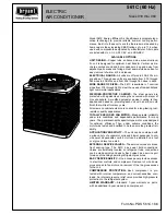 Bryant ELECTRIC AIR CONDITIONER 561C User Manual preview