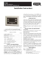 Preview for 1 page of Bryant LEGACY LINE-RNC T1-PAC Installation Instructions Manual