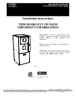 Bryant OBM098 Installation Instructions Manual preview