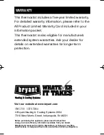 Preview for 9 page of Bryant OM17-58 Owner'S Manual