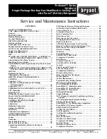 Предварительный просмотр 1 страницы Bryant Preferred 581J04-14 Service And Maintenance Instructions