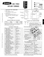 Bryant SERIES D 393U Product Data Sheet preview