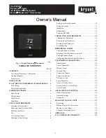 Bryant T6-WEM01 Owner'S Manual preview