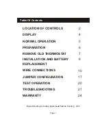 Preview for 2 page of Bryant TSTATBBNQ001 User'S Information Manual