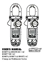 Brymen BM072 User Manual preview