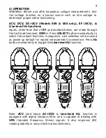 Preview for 7 page of Brymen BM083 User Manual