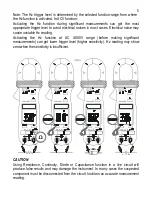 Preview for 6 page of Brymen BM110M User Manual