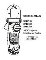 Brymen BM173D User Manual предпросмотр