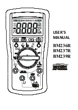 Brymen BM236R User Manual preview