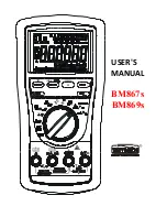 Brymen BM867s User Manual preview