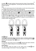 Preview for 10 page of Brymen LoggerClamp TBM131 User Manual