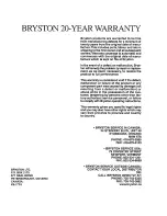 Preview for 10 page of Bryston 3B Owner'S Manual