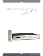 Preview for 1 page of Bryston BCD-1 Brochure