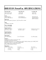 Preview for 8 page of Bryston PowerPac 120 Owner'S Manual