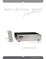 Preview for 1 page of Bryston SP2 Brochure & Specs