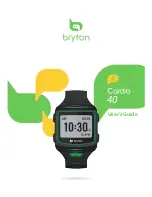 Bryton Cardio 40 User Manual preview