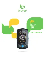 Bryton Rider 50 User Manual предпросмотр