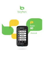 Bryton Rider 60 Manual предпросмотр